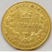 AUSTRALIA 1865 . HALF 1/2 SOVEREIGN . SYDNEY . GOLD